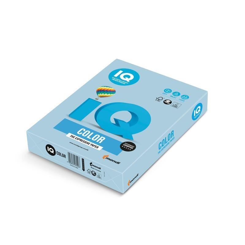 Hirtie colorata imprimanta IQ-Color A4 Pale Iceblue, 160 g/m2, OBL70160