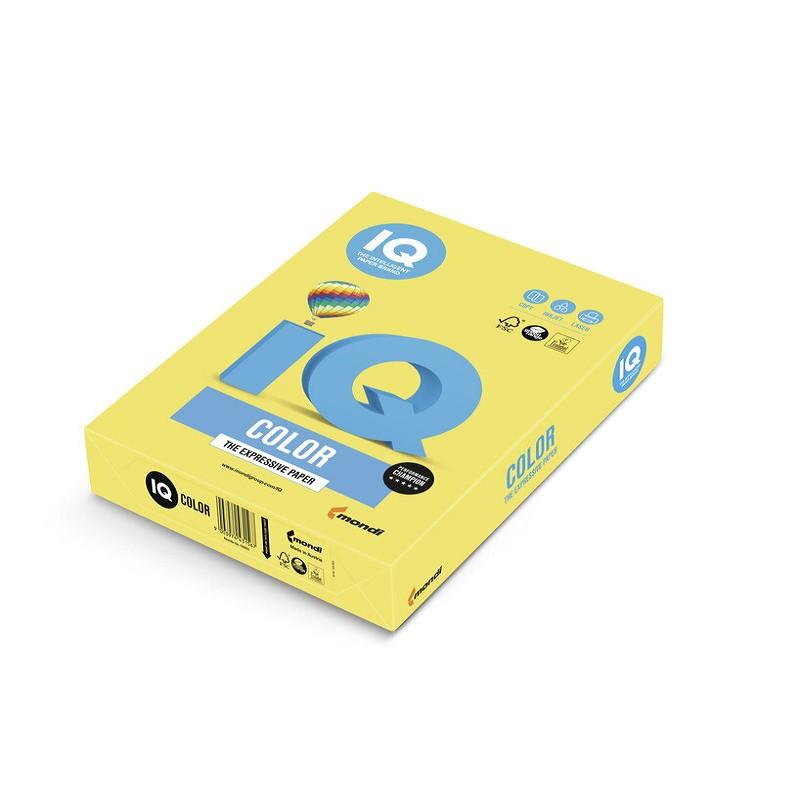 Hirtie colorata imprimanta IQ-Color A4 Canary Yellow, 160 g/m2, CY39160