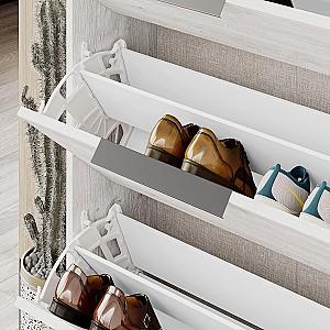 Dulap pentru incaltaminte DECO Kaju Alb Antic