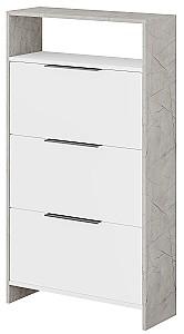 Dulap pentru incaltaminte DECO Kaju Alb/Lagina(Gri)