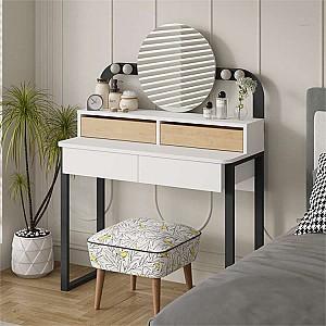 Masa de machiaj DECO Lora Alb