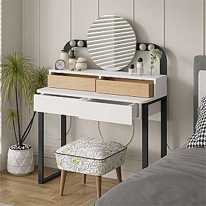 Masa de machiaj DECO Lora Alb