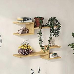 Raft de perete DECO Fork Oak (Stejar)