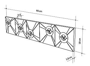 Cuier DECO Vizy White (Alb)