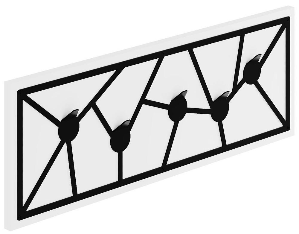 Cuier DECO Trace White (Alb)