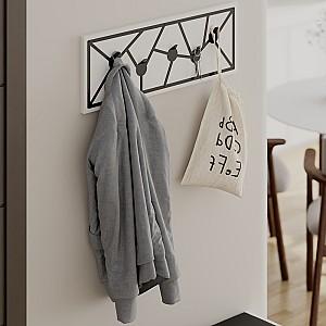 Cuier DECO Trace White (Alb)