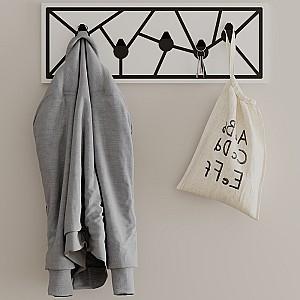 Cuier DECO Trace White (Alb)