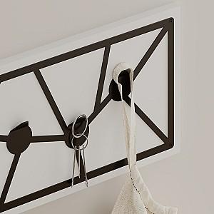 Cuier DECO Trace White (Alb)