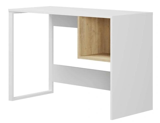 Masa de birou DECO Model 4 White (Alb) / Sapphire Oak (Stejar)