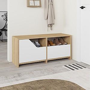 Dulap pentru incaltaminte DECO Nexus Sapphire Oak (Stejar) / White (Alb)