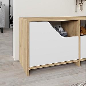 Dulap pentru incaltaminte DECO Nexus Sapphire Oak (Stejar) / White (Alb)