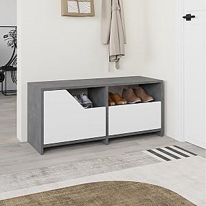 Dulap pentru incaltaminte DECO Nexus Retro Grey (Gri) / White (Alb)