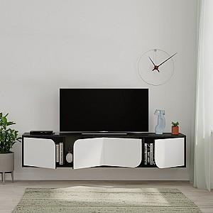 Tumba pentru televizor DECO Spark Lotus (Negru)