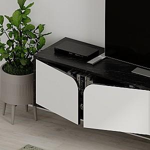 Tumba pentru televizor DECO Spark Lotus (Negru)