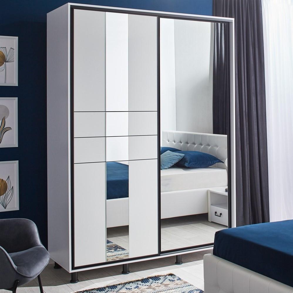 Dulap-cupe Ambianta Rio 1.4 m Alb