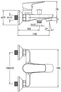 Baterie cada IMPRESE Modus f03208201SR
