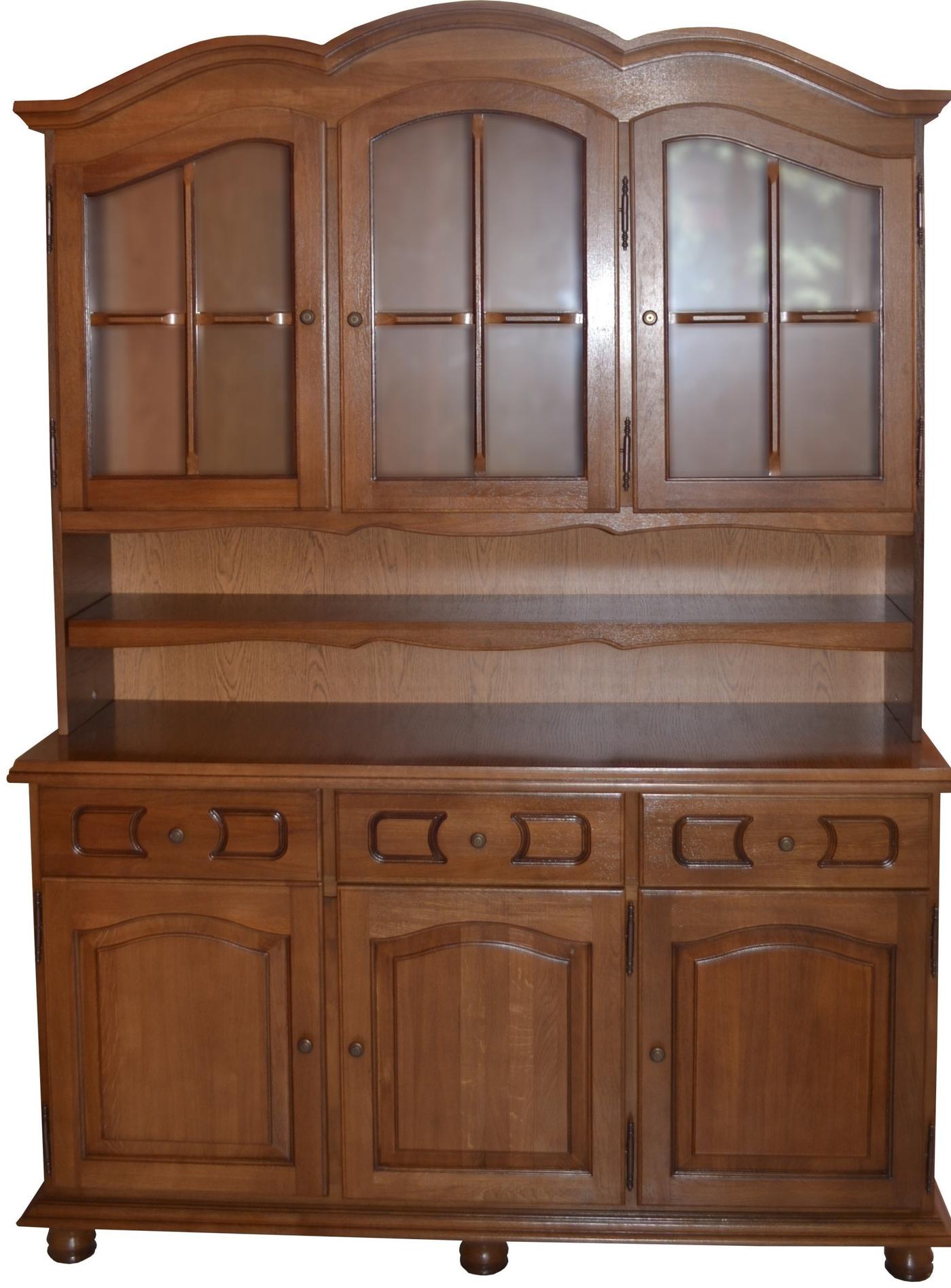 Dulap cu vitrina Viitorul Bufet Stejar Deschis