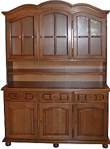 Dulap cu vitrina Viitorul Bufet Stejar Deschis
