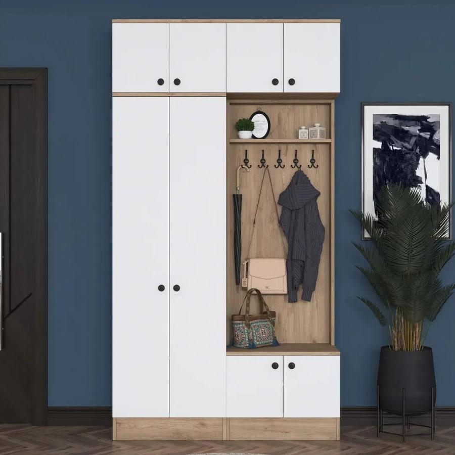 Antreu Mirage Meble EA144 (Walnut/White)