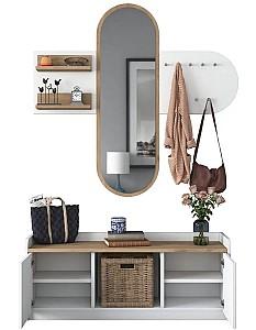 Antreu Mirage Meble EE101 (White/Walnut)