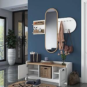 Antreu Mirage Meble EE101 (White/Walnut)