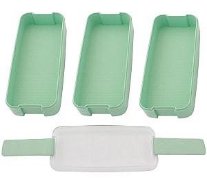 Set de recipiente alimentare Aptel AG479H Verde