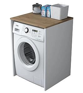 Raft pentru baie Mirage Meble Rani KD103 S (White/Walnut)