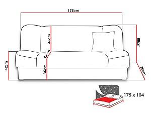 Canapea Mirjan24 Miltonia/Gabi Gray
