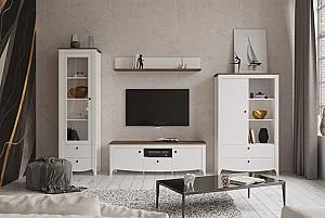 Dulap Yasen Karina KOM1D2S Nimphea Alba/Stejar Sonoma Trufa