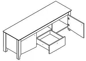 Living Yasen Karina Nimphea Alba/Stejar Sonoma Trufa