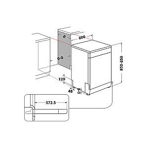 Masina de spalat vase Indesit D2F HK26 S