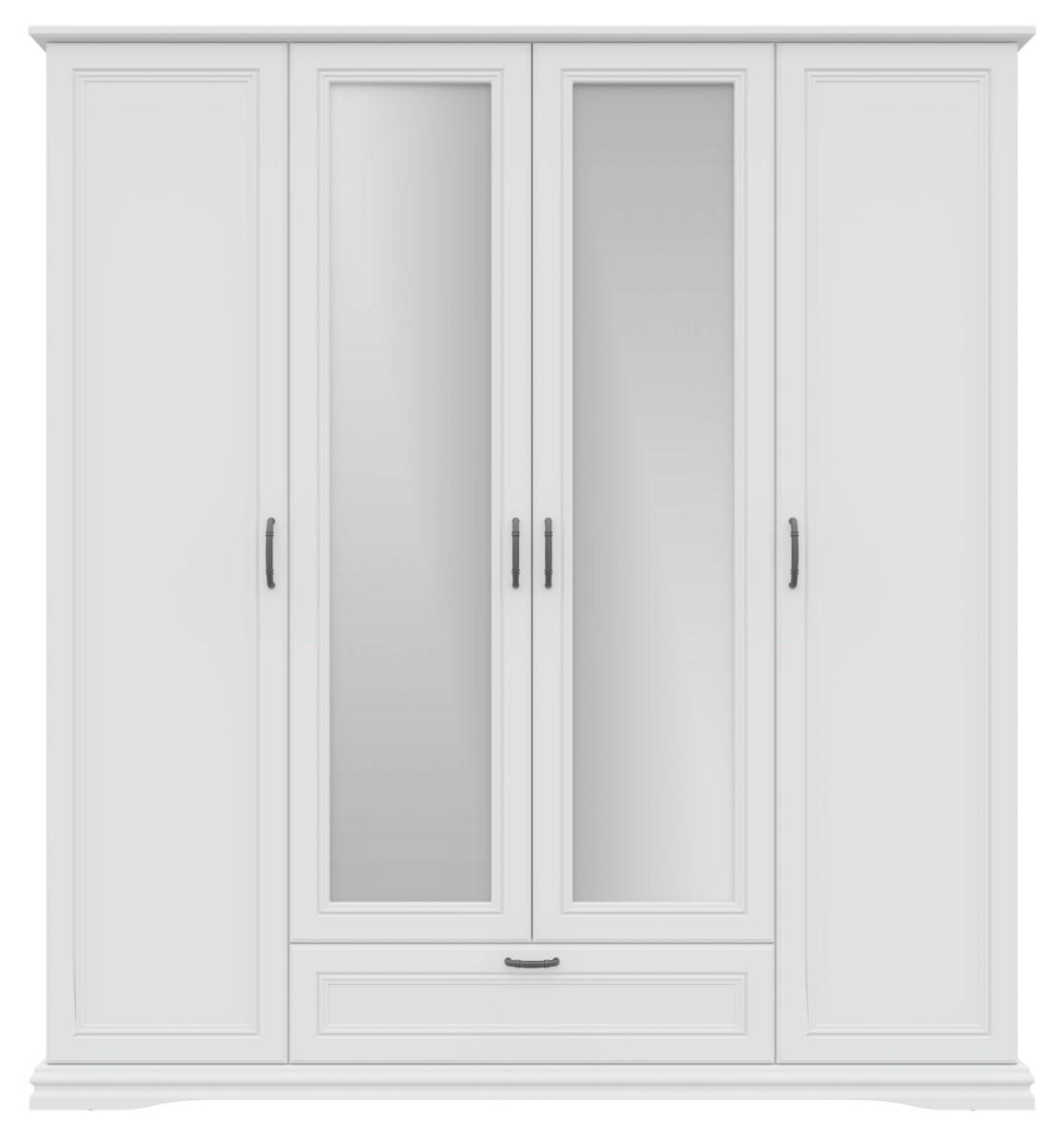 Dulap Yasen Sardinia 4D1S Alb