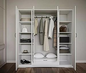 Dulap Yasen Sardinia 4D1S Alb