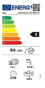 Masina de spalat vase incorporabilă BEKO BDIN14320
