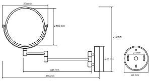 Oglindă Bemeta 112201518 (01940)