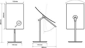 Oglindă Bemeta X (116201312) (08849)