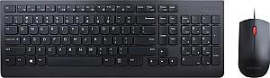 Set tastatura + Mouse Lenovo Essential Wired Combo Keyboard and Mouse Black