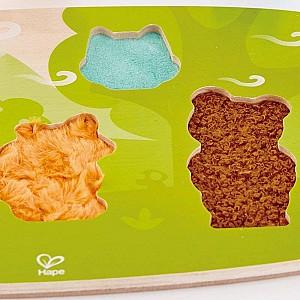 Jucarie bebelus Hape E1621A Forest Animal Tactile