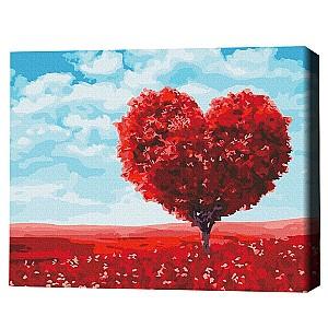 Tablou pe numere BrushMe Inima naturii BS52254FC