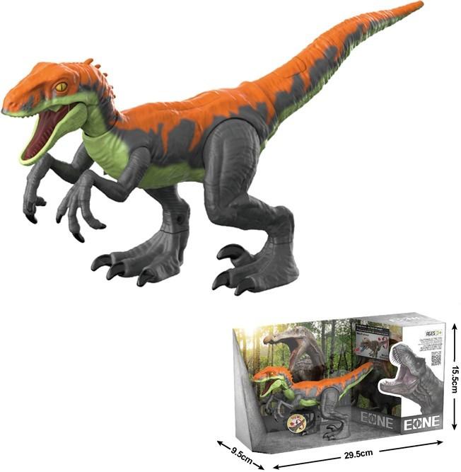 Figurina personaj Essa Toys Velociraptor cu sunete (KL500)