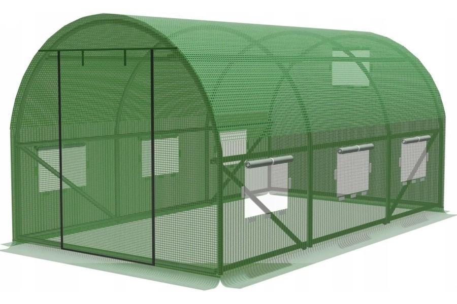 Seră de tip tunel GardenLine TUN5207 Verde