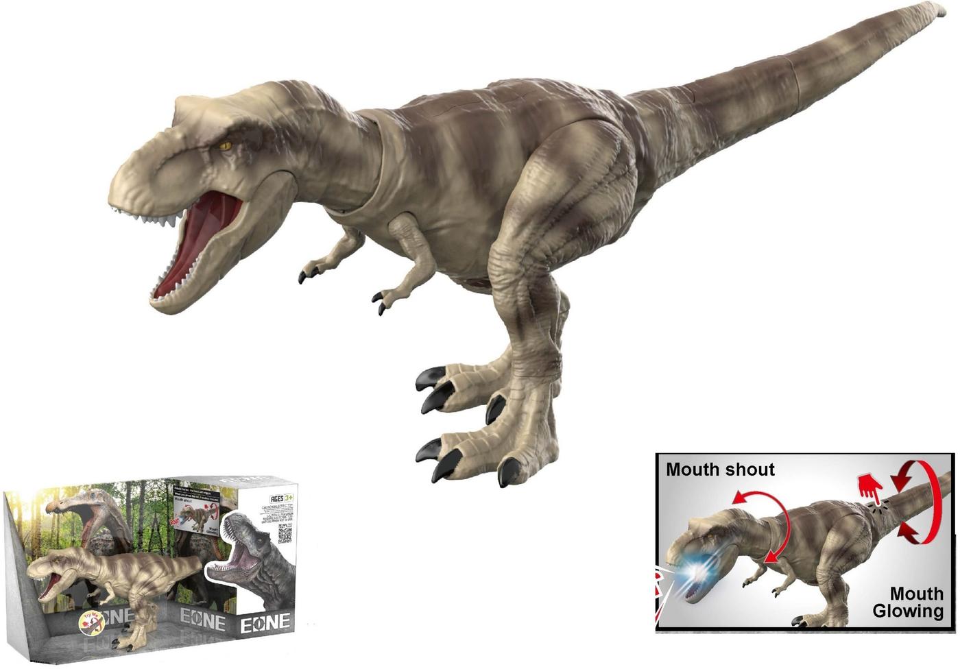 Figurina personaj Essa Toys Tiranosaur Rex cu efecte (KL100)