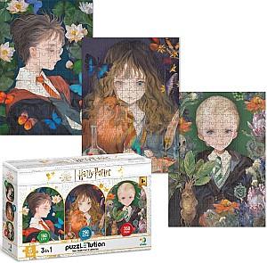 Puzzle Dodo 3in1 Harry Potter: Vis și fantezie