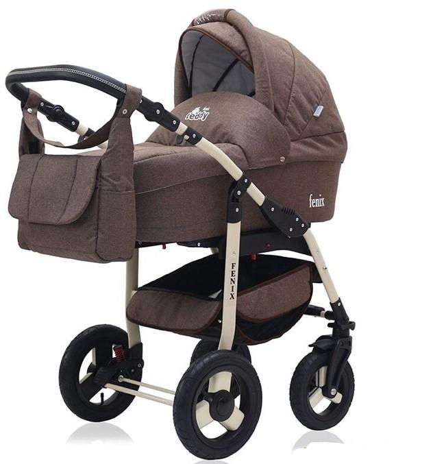 Carucior 2 in 1 Teddy KL-169  Fenix Prime  PCO Brown