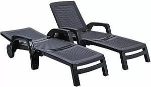 Sezlong BICA Miami Antracit (Gri)