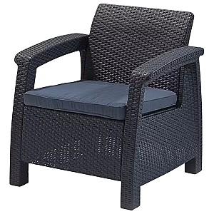 Set mobila de gradina Heniver Novara 3+2+1+1+T Anthracite
