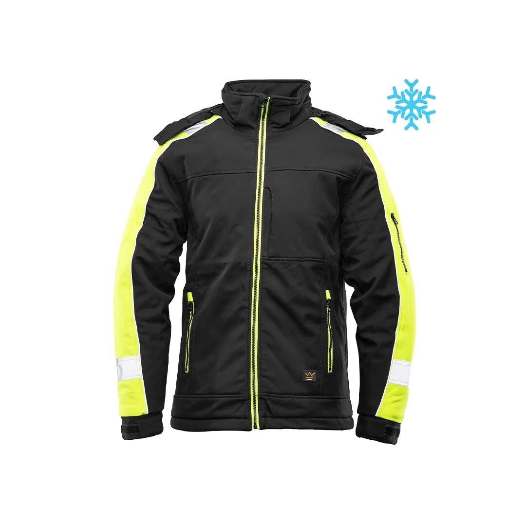 Scurta de lucru Seven Kings RIVAL SOFTSHELL S Negru/Galben