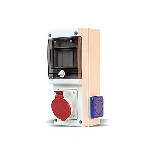 Priza electrica Scame Bloc cu 1 priză 632D.3W 5P 32A 220/380 V IP44