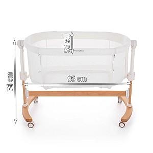 Patut copii Petite&Mars Glory Mocha Beige 2 in 1