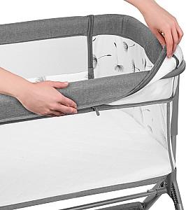 Patut copii Lionelo Leonie Plus Grey Stone